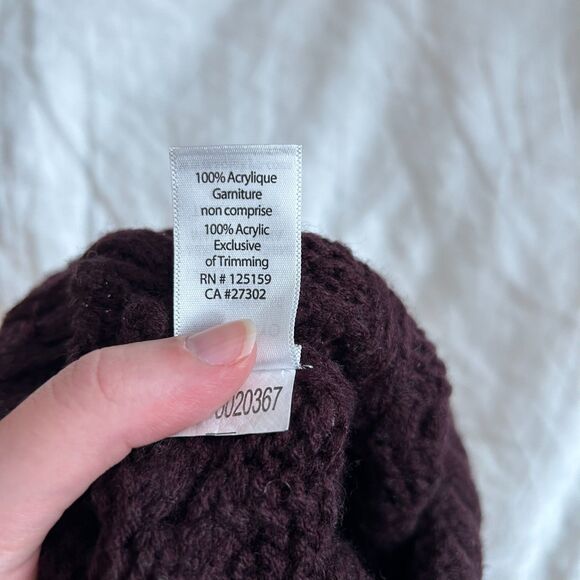 Soia & Kyo Burgundy/Purple Beanie - Picture 7 of 7